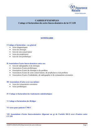 Exemples ccam dentaire cpam livexb - Eugenol
