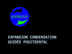 Expansion condensation guid e positdental px7yml - Eugenol