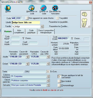 Bridge ccm paniercmuinclus k5obaq - Eugenol