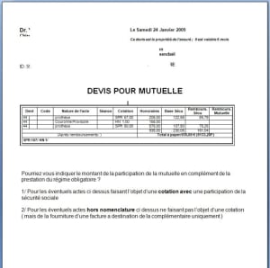 Devis mutuelle owf7j9 - Eugenol
