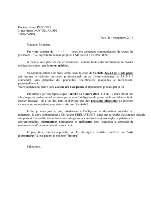 Lettre assurance et mutuelle crythg - Eugenol