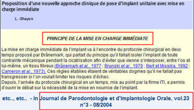 Implant pl2dxt - Eugenol