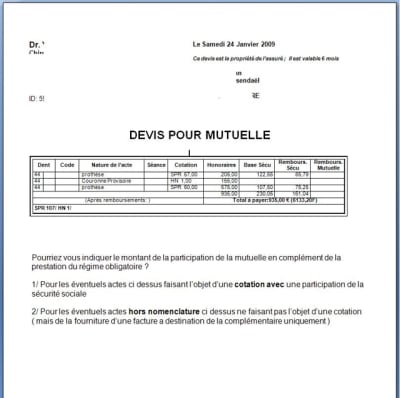 Devis mutuelle owf7j9 - Eugenol