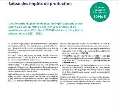 Plan de relance ru1kpg - Eugenol