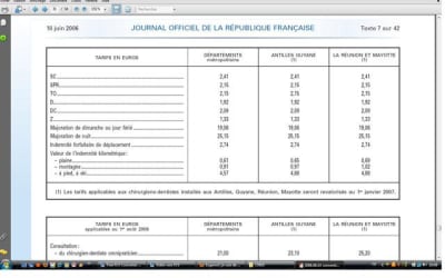 Tarifs pef5um - Eugenol