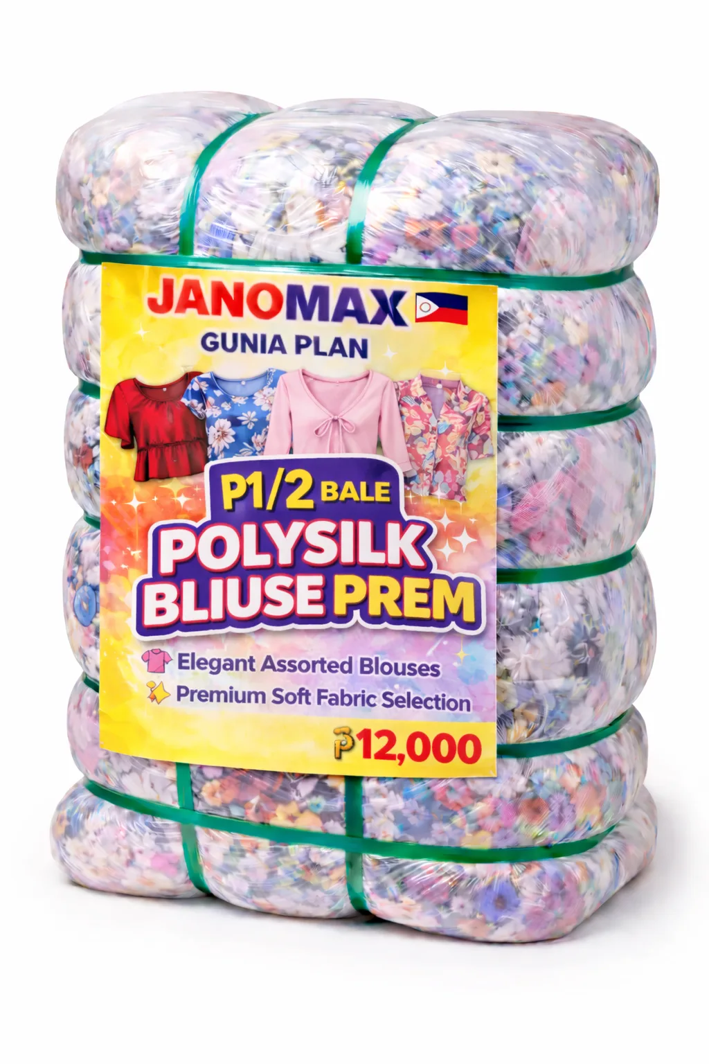 1/2 Bale Polysilk Blouse Prem