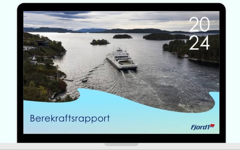 No er berekraftsrapporten publisert