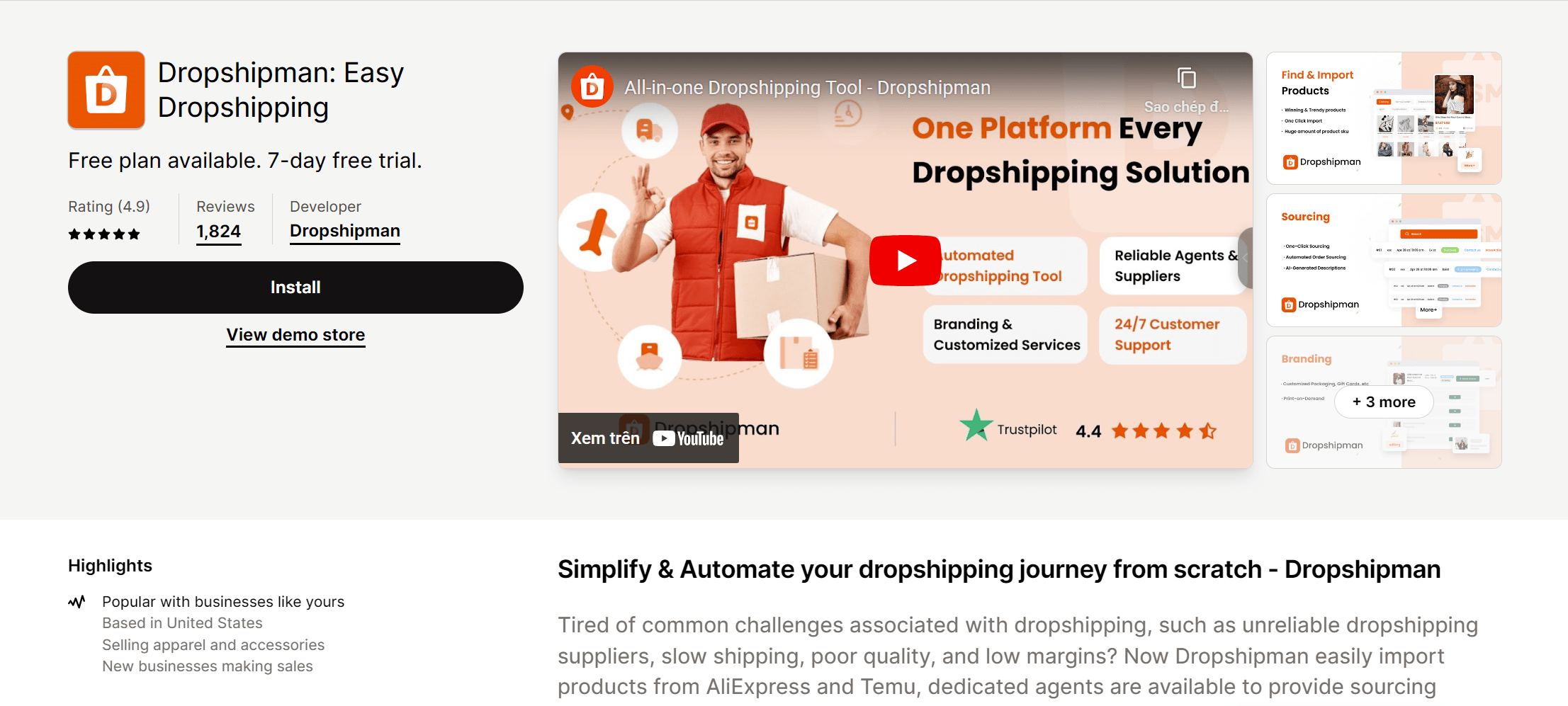 Dropshipman - Easy Dropshipping
