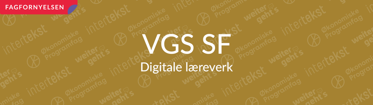 Digitale læreverk VGS SF 
