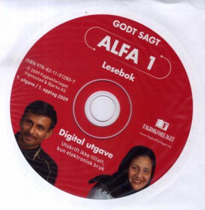 Godt Sagt Alfa, Alfaboksen, CD med pdf