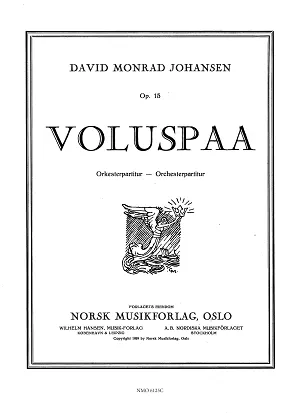 Voluspaa, Op.15 (partitur)