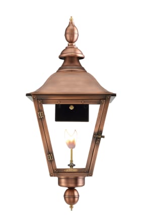 Oak Alley Wall Mount Copper Lantern by Primo