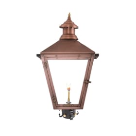Savannah Post Mount Copper Lantern by Primo