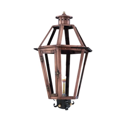 Rampart Post Mount Copper Lantern by Primo | French Market ...