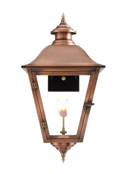 Jolie Gas Wall Mount Copper Lantern by Primo