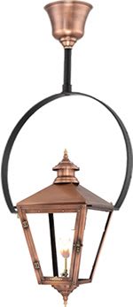Savannah Half Yoke Copper Lantern by Primo