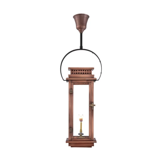 Nouveau Half Yoke Gas Copper Lantern by Primo