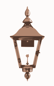 Oak Alley Wall Mount Gas Copper Lantern by Primo
