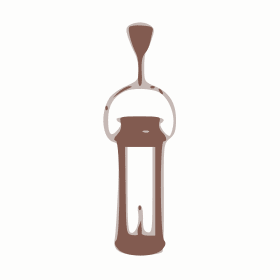 Nouveau Half Yoke Gas Copper Lantern by Primo
