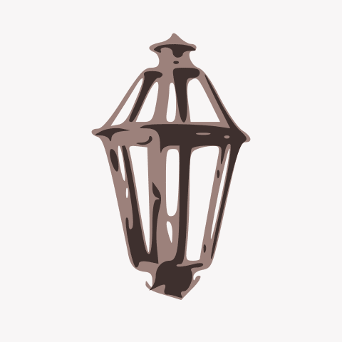 Rampart Post Mount Copper Lantern by Primo