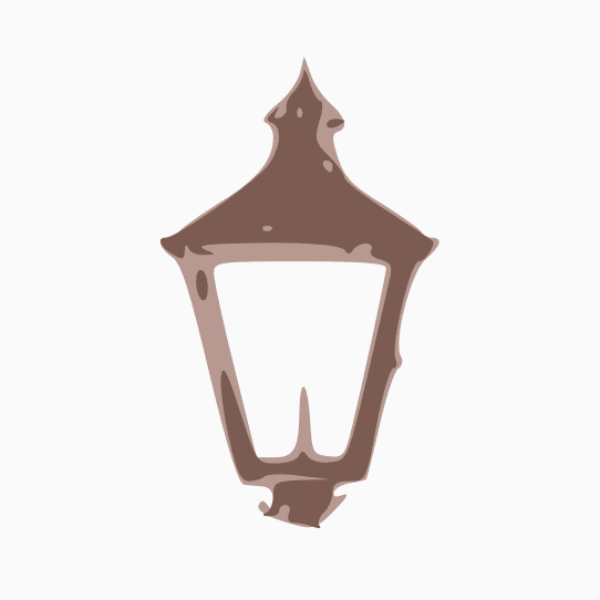 Savannah Post Mount Copper Lantern by Primo