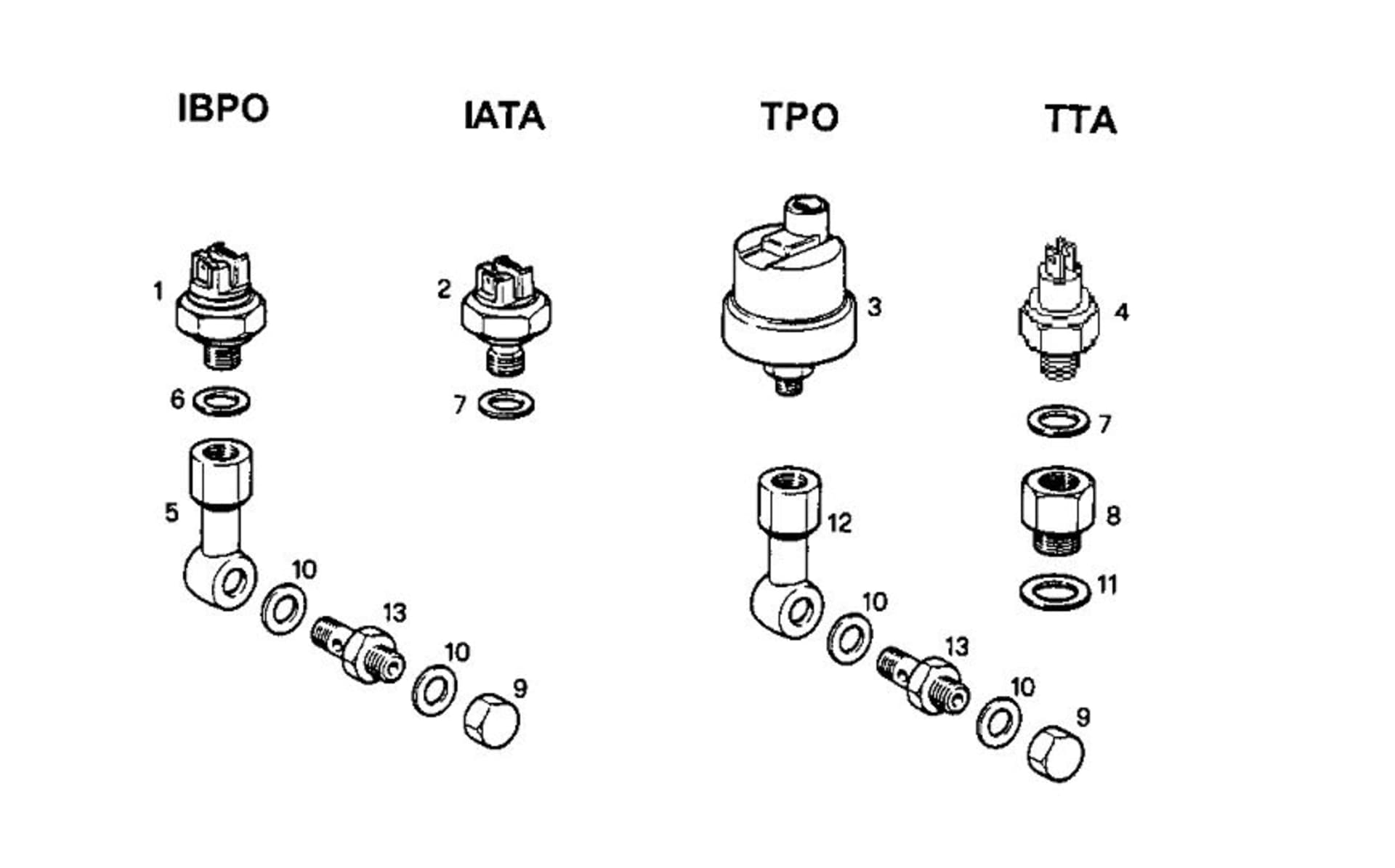 SENDER UNITS FOR INSTRUMENTS