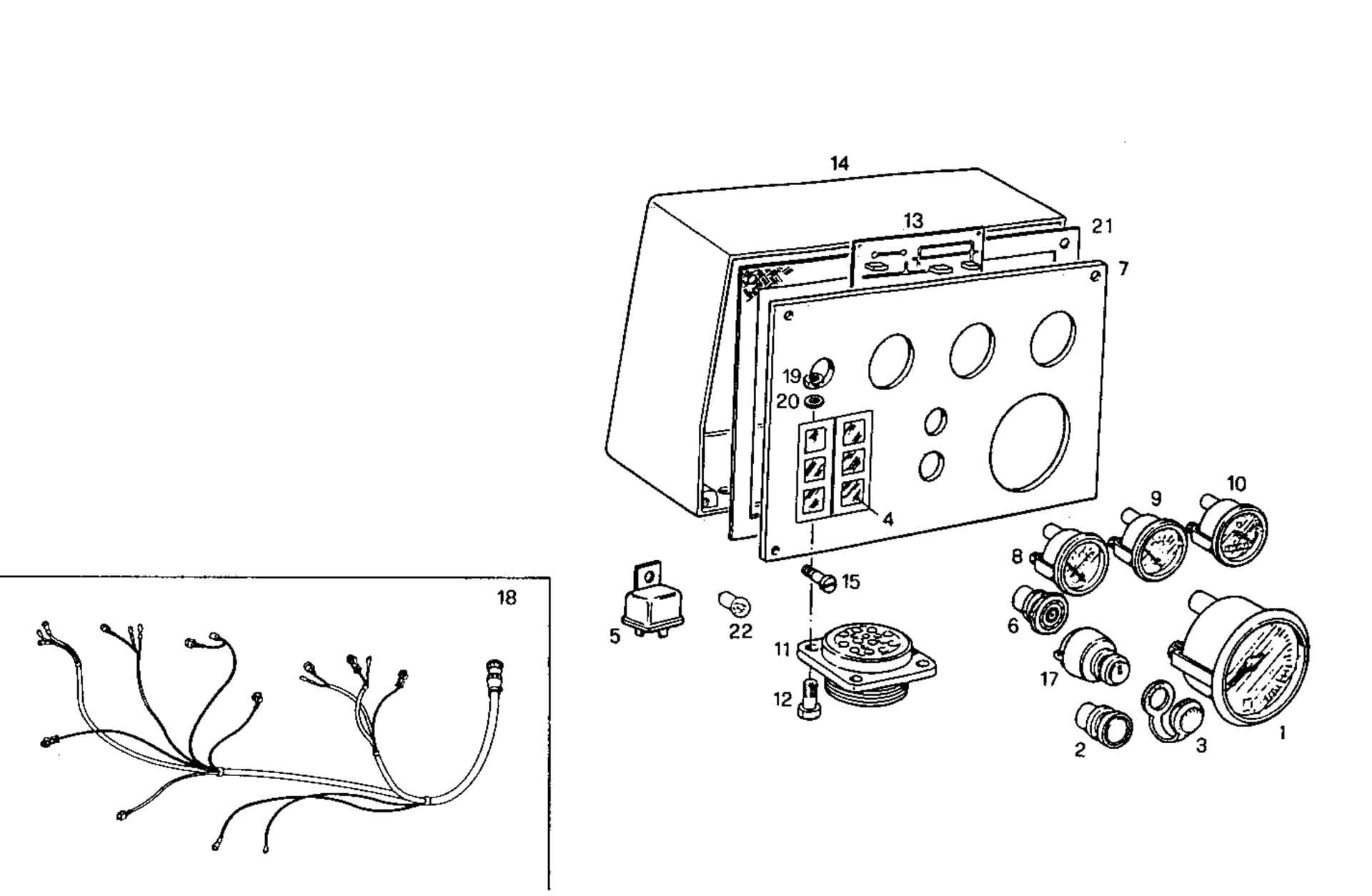 ELECTRIC INSTRUMENTS PANEL