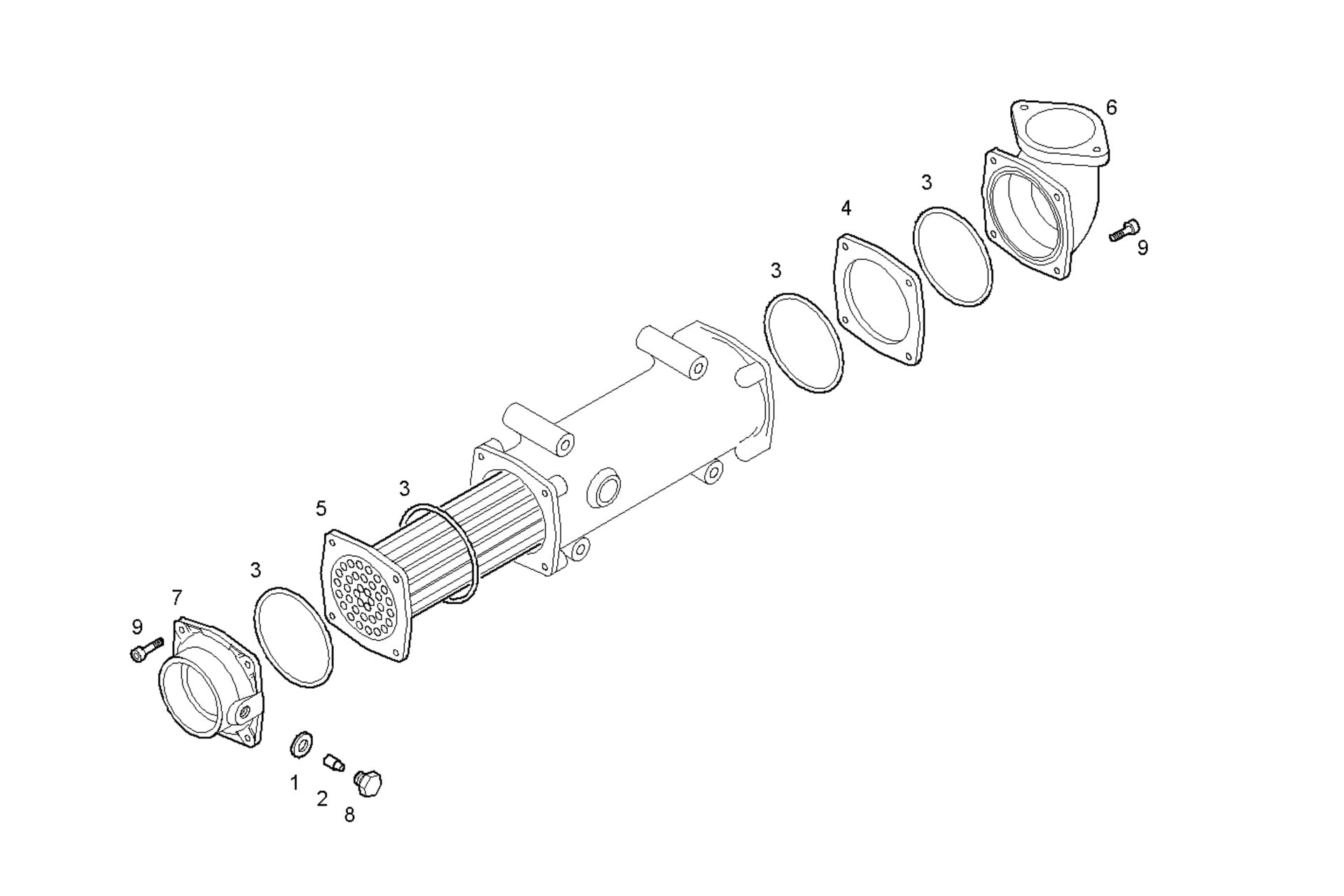 MARINE GEAR ZF W350-1 ratio 1:3,536