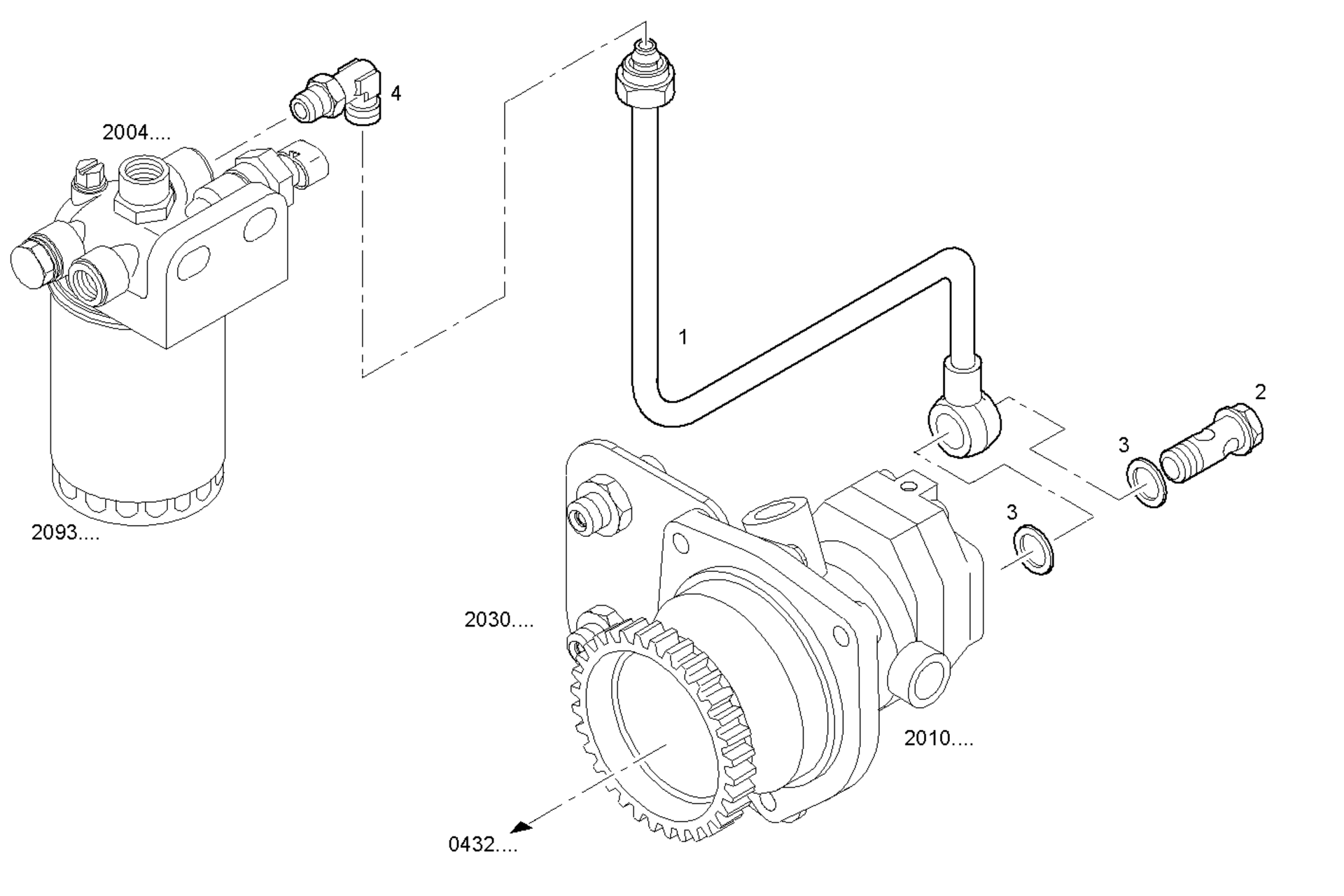 FUEL LINES -INLET TO FILTER