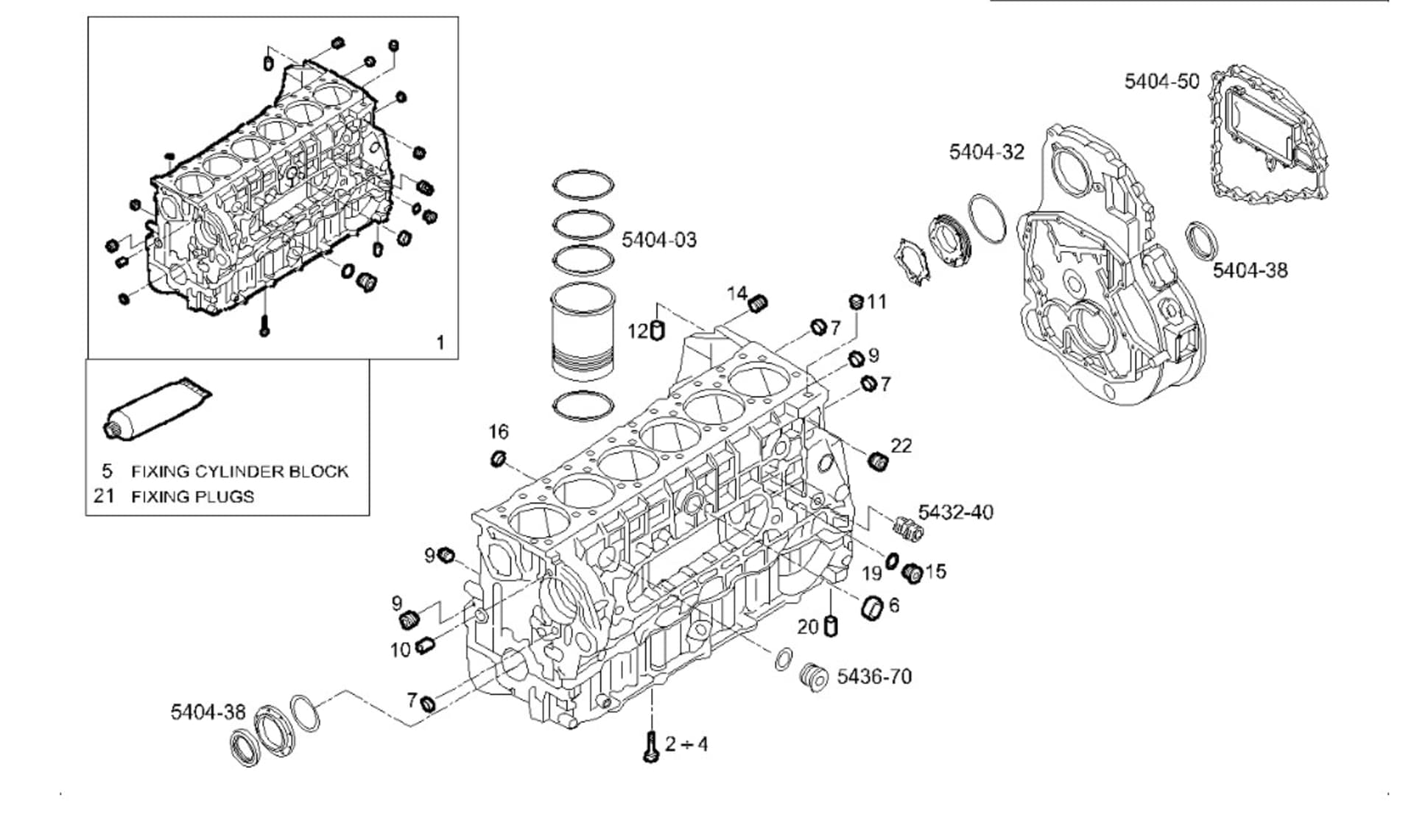 ENGINE BLOCK ASSY