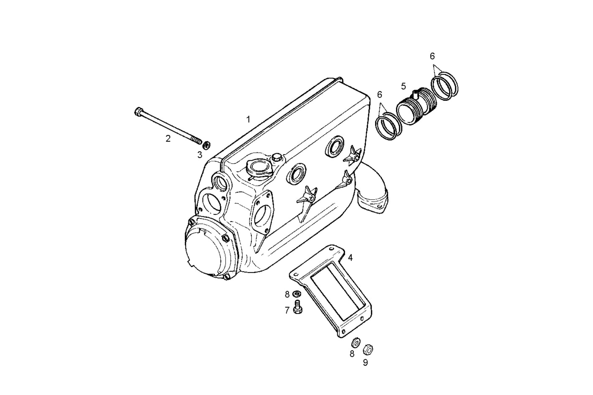 FRESH WATER - SEA WATER HEAT EXCHANGER