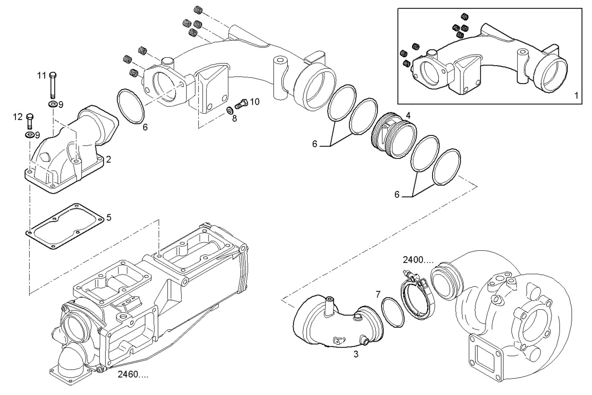 EXIT AIR PIPE