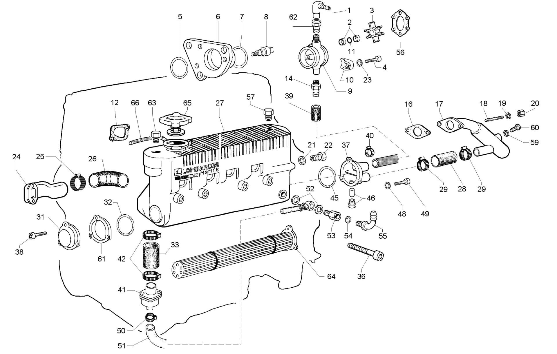 Cooling and heatexchanger
