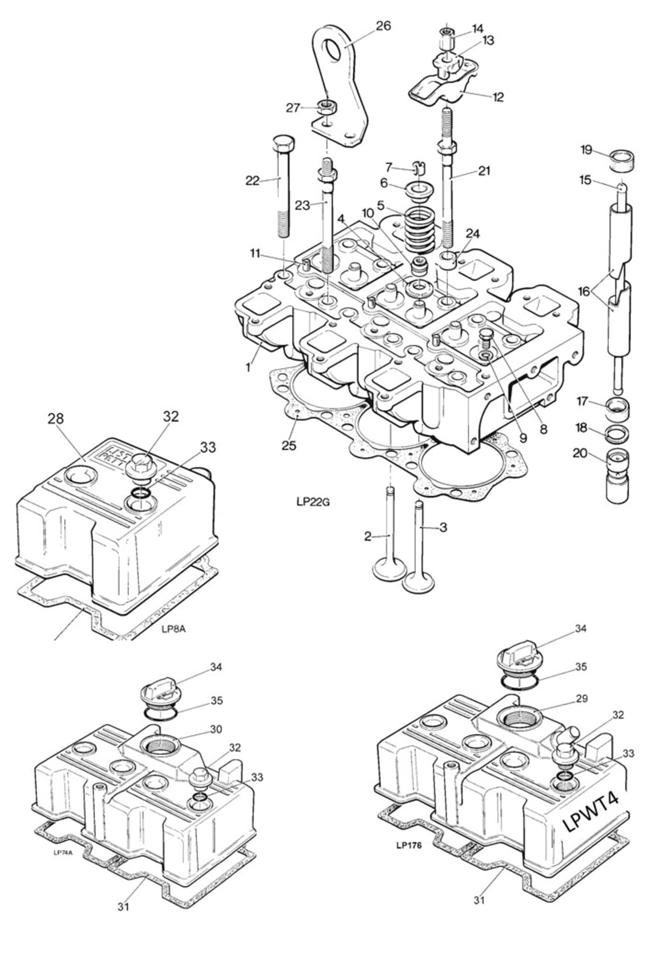 Cylinder Head and Cover - LPWS