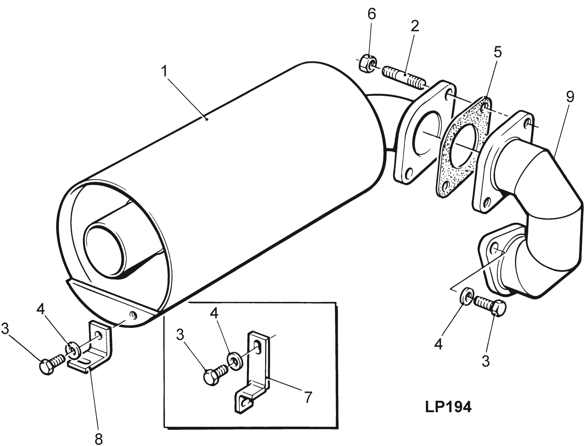 Exhaust Silencer: LPWT4