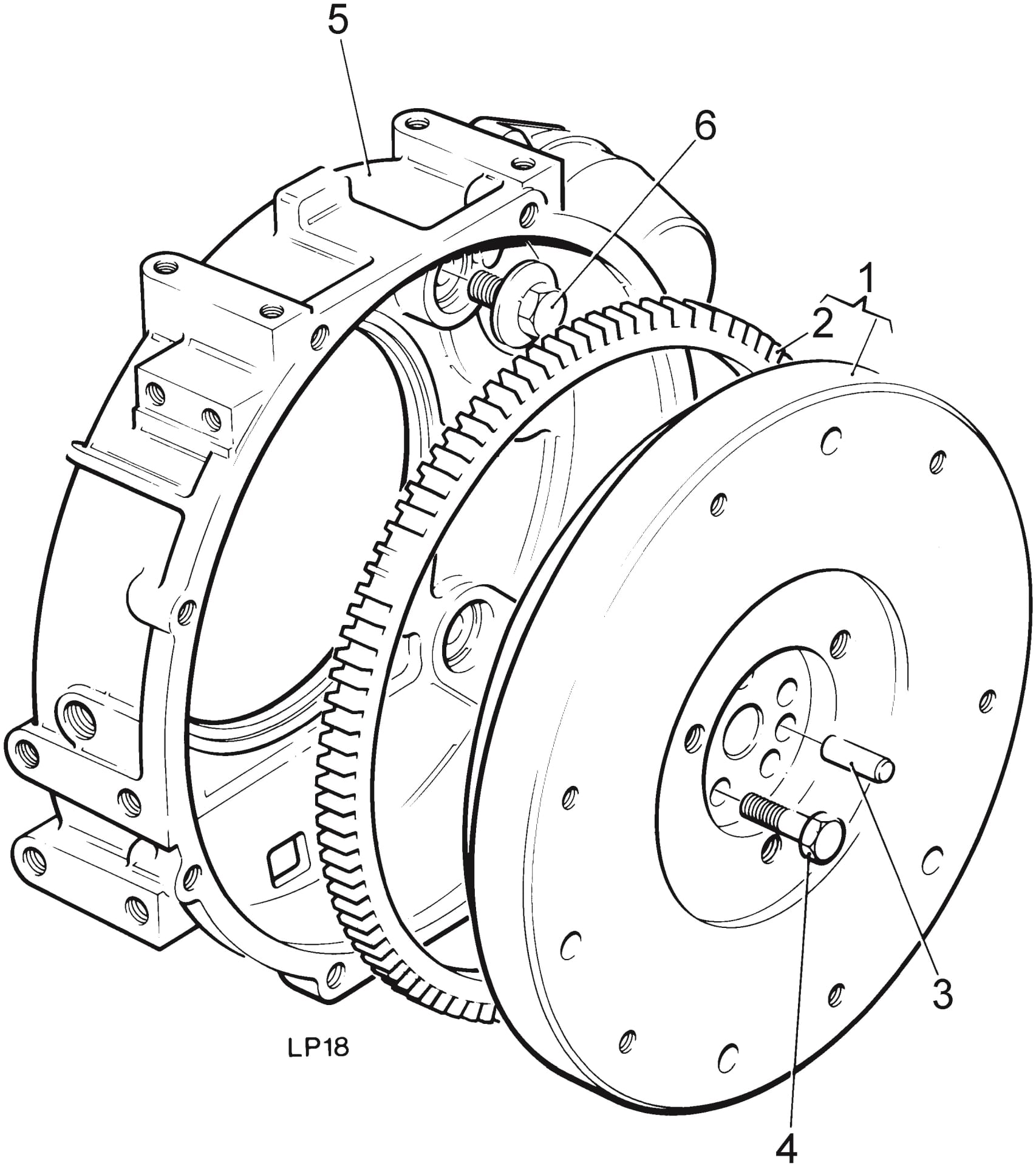 Flywheel and Housing