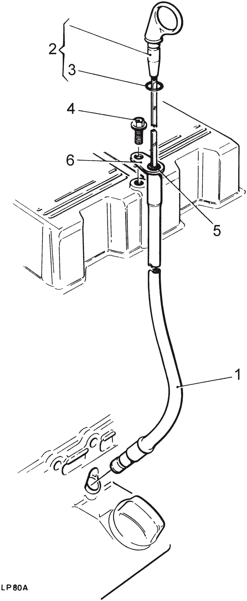 Extended Oil Dipstick