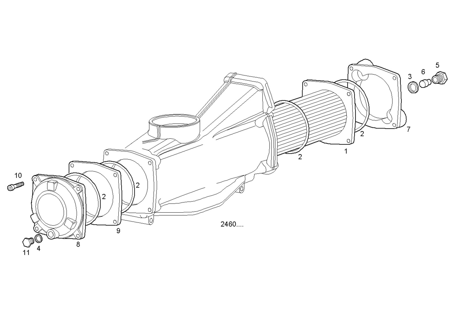 AIR - WATER HEAT EXCHANGER (COMPONENTS)