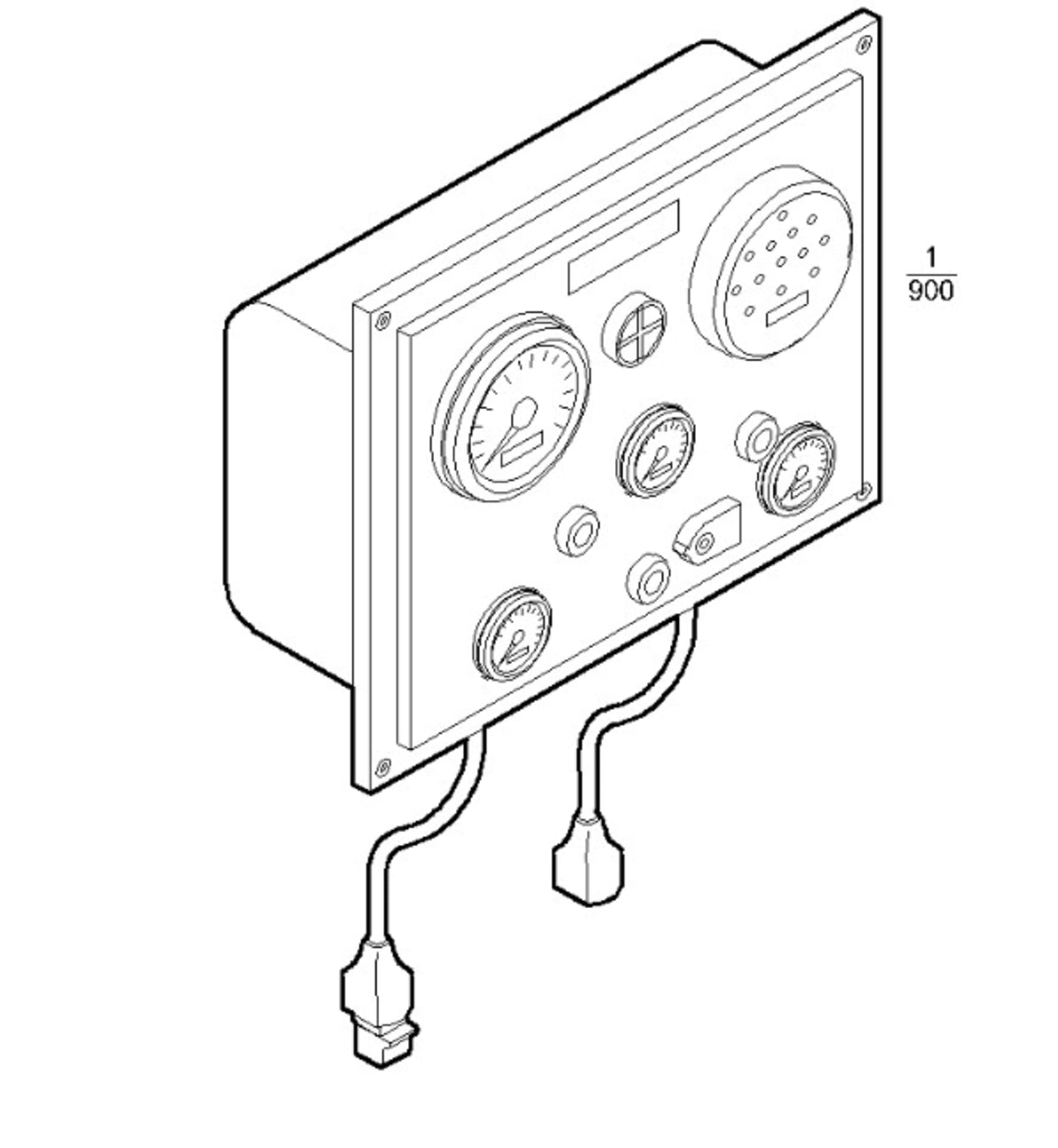 ELECTRIC INSTRUMENTS PANEL 24V