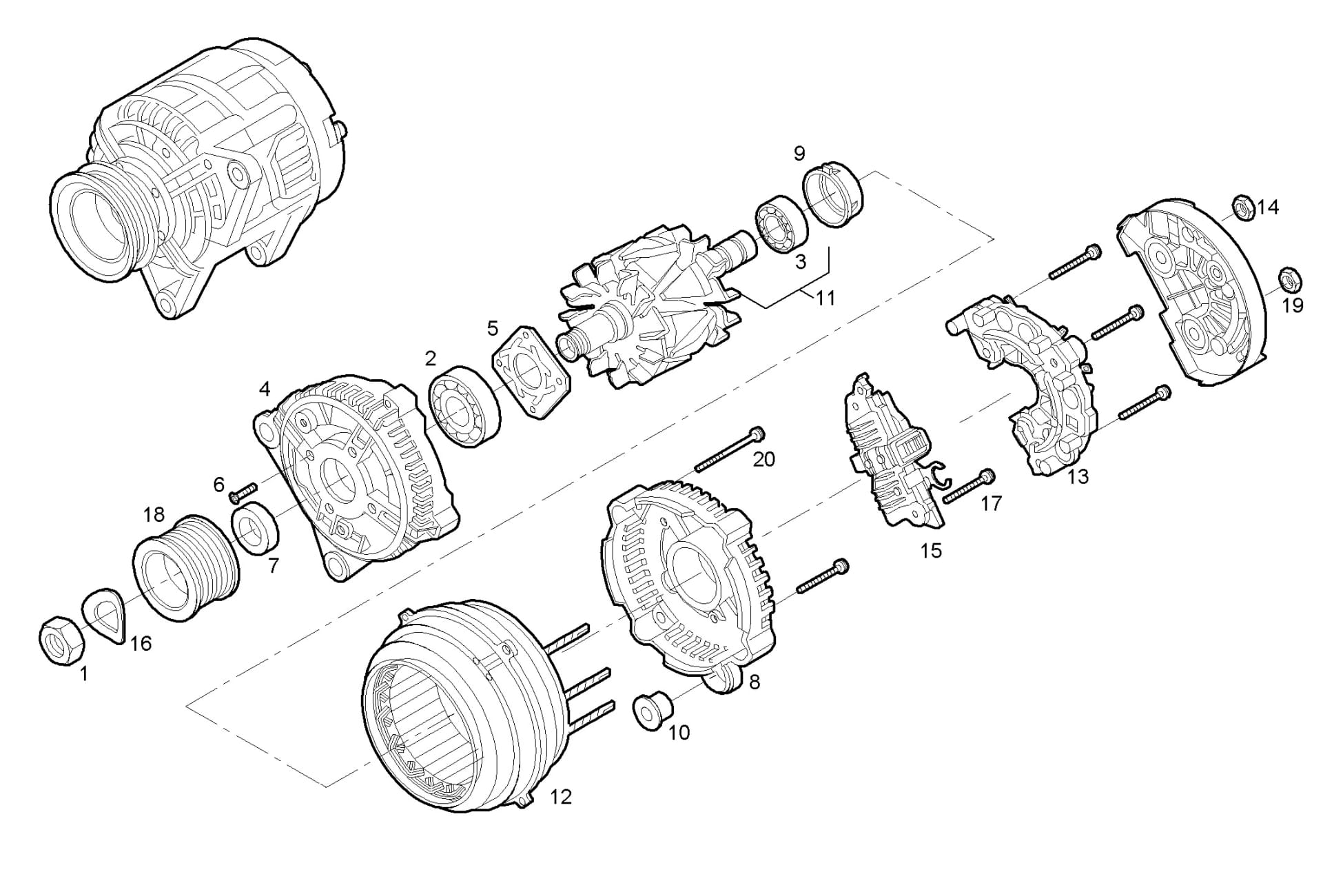 GENERATOR (COMPONENTS)
