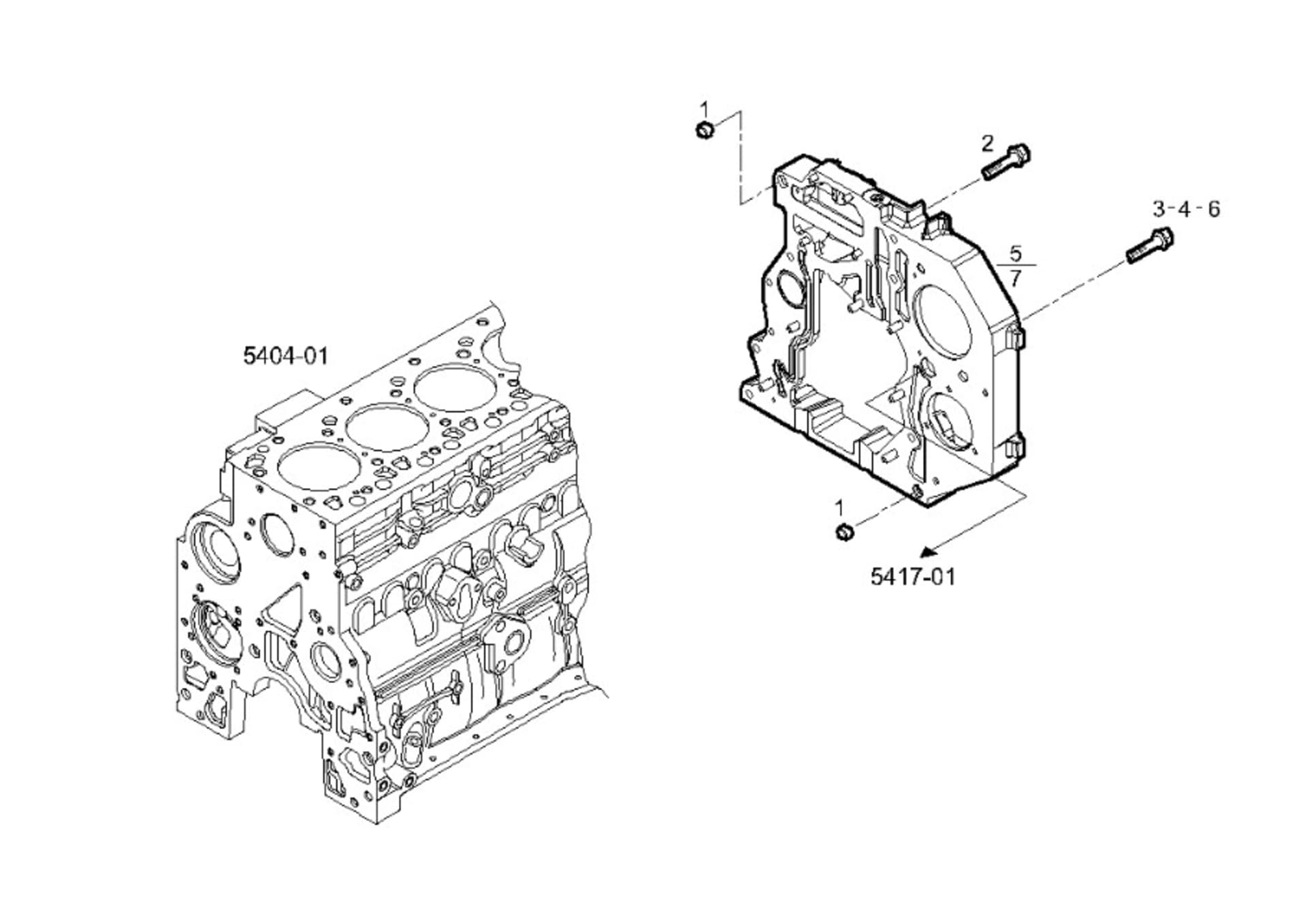 REAR CRANKCASE COVER