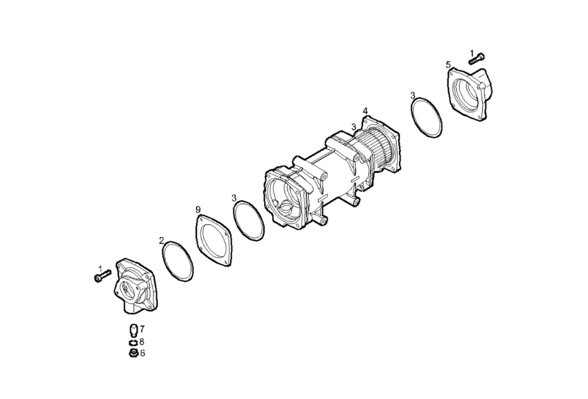 REVERSER WATER HEAT EXCHANGER