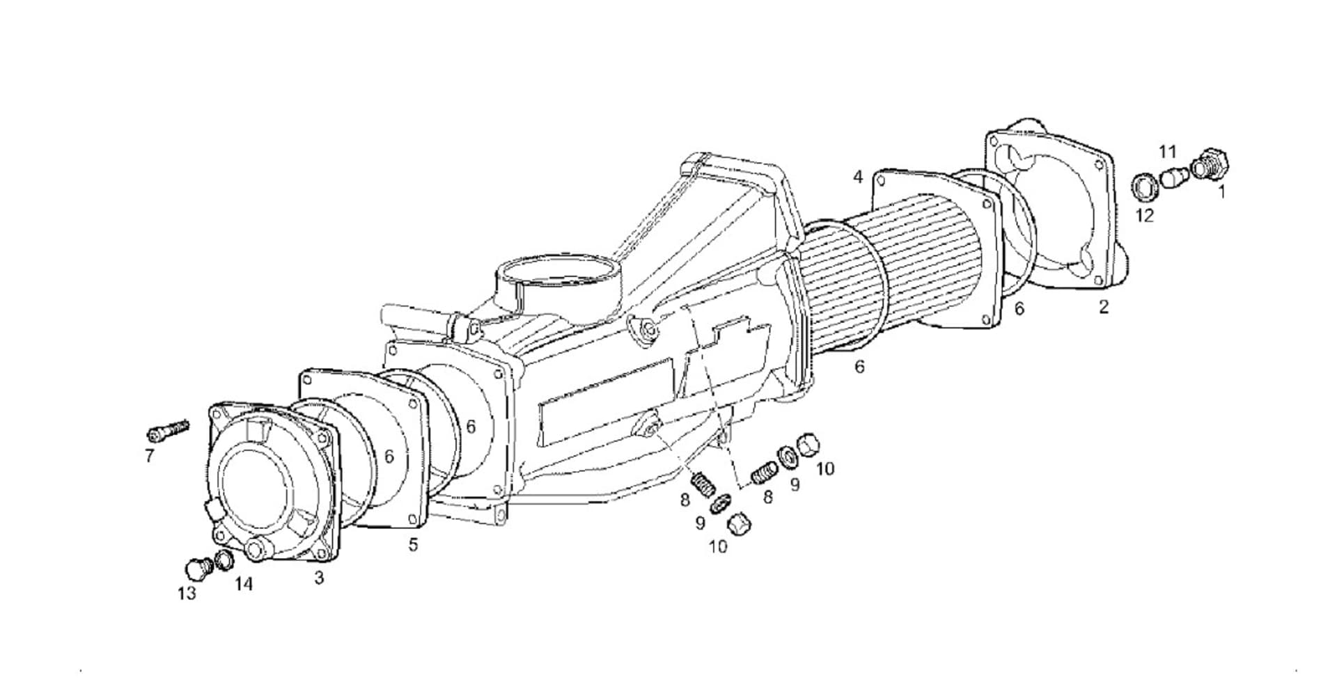 AIR - WATER HEAT EXCHANGER (COMPONENTS)