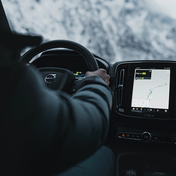 Volvo C40 sin multimediaksjerm