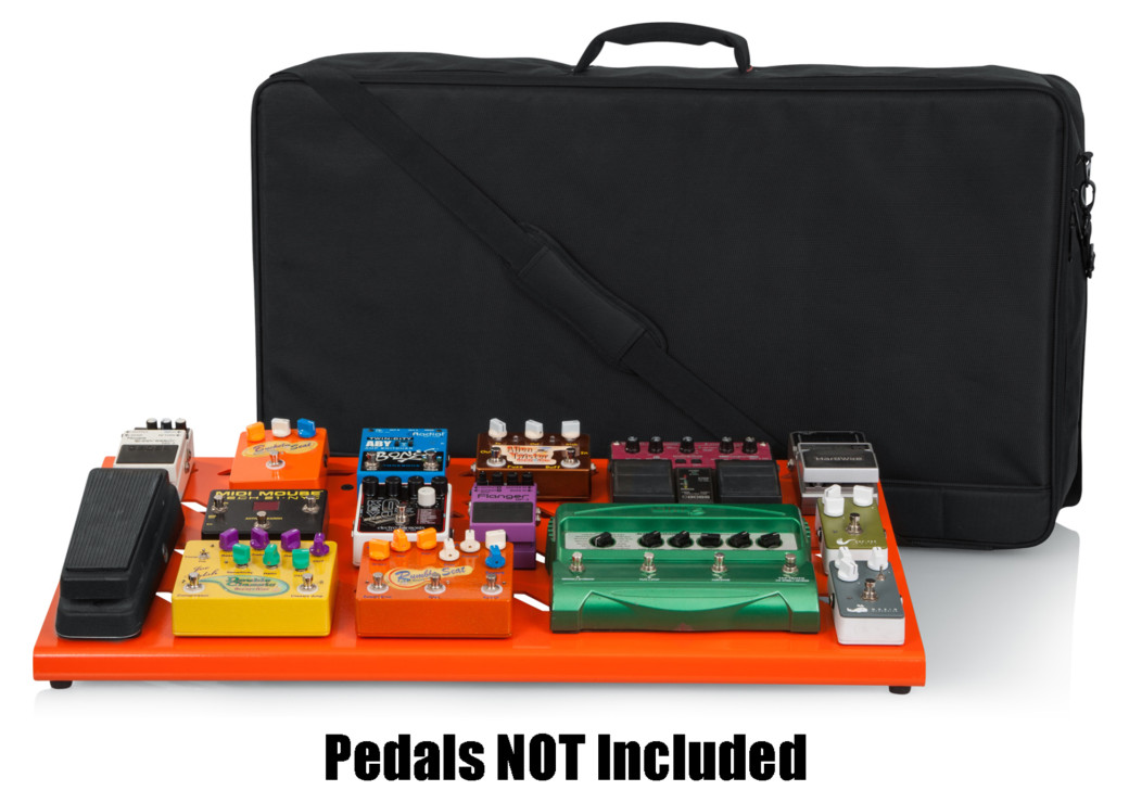 Gator GPBXBAKOR British Orange Extra Large aluminum pedal board with