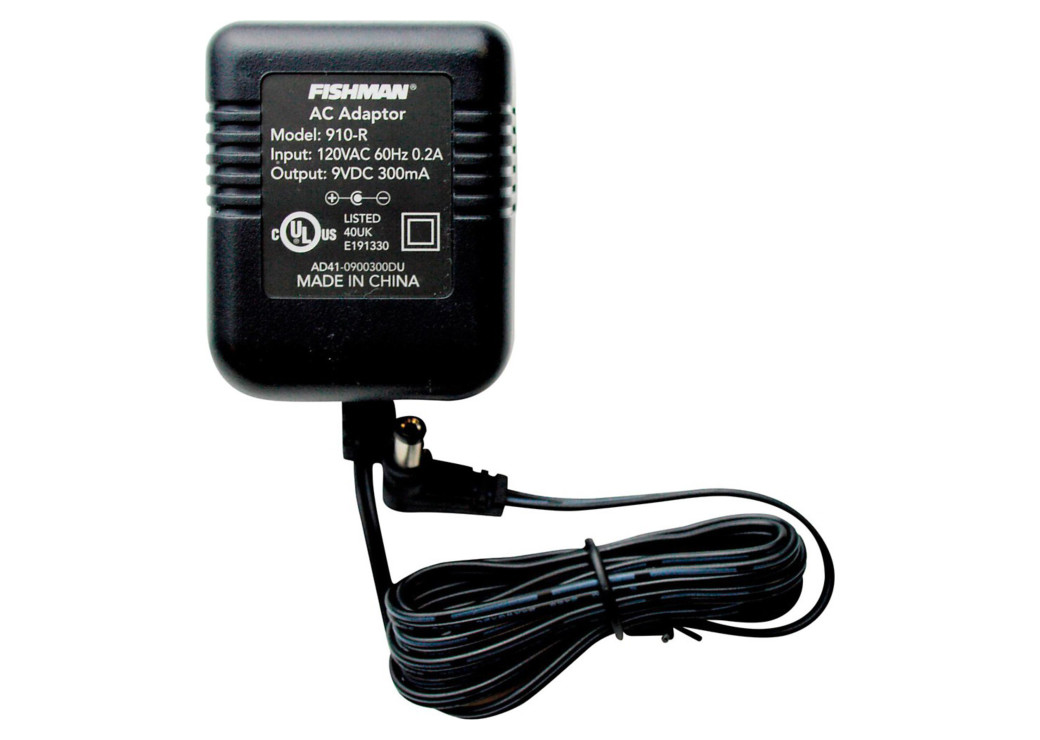 Fishman 9V ACC-BLE-POW 910-R Pedal/Outboard Preamp AC Adapter Power ...