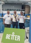 L-R: Platypus Chairman Graeme Rollings, WelHat Mayor Cllr Michal Siewniak, Paralympic Gold Medallist Louise Fiddes