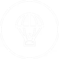 Icon of hot air balloon