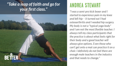 Andrea Stewart yoga teacher