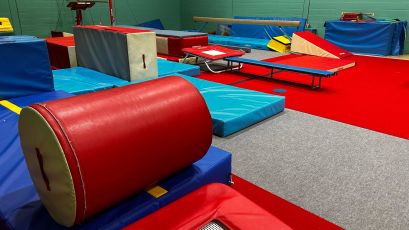 Gymnastics Party Set up Photo 3